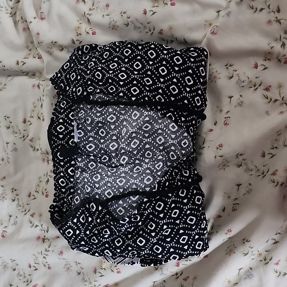 H&M Dark Gray Crocheted Sundress with White Stripes - Picture 7 of 7